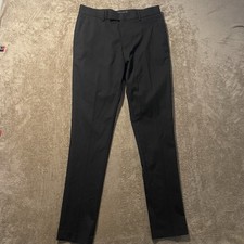 ASOS Design Pants Womens 32/32 Trousers Black Dress High Rise Casual Career