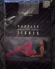 NWT VTG 80's Supplex Lycra Ballet Aerobics Tights - JCPENNEY's - Gray - Medium