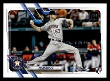 2021 Topps Update #US274 Tyler Ivey Rookie Card Houston Astros. rookie card picture