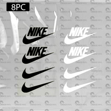 Nike Heat Transfer Set 🔥 Iron-On IHTV  8pcs Black and White