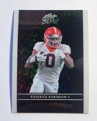 2024 Leaf Collective Roderick Robinson II Black Shimmer RC SN /6 UAB Blazers
