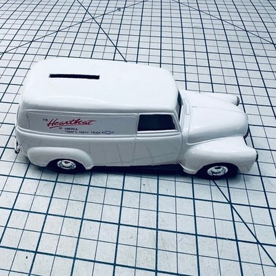 Chevrolet Advance Design Panel Truck Bank Diecast Heartbeat of America Vintage