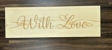 Laser Engraved Wooden Magnum sized Wine Bottle Gift Box Any Occasion