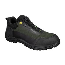 Image of Portwest FE05 Girder Composite Low ESD Safety Shoes Black / Green Size 11