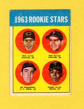 1963 Topps ROOKIE STARS #228 Pedro Tony Oliva Ed Kranepool Max Alvis Bailey VG