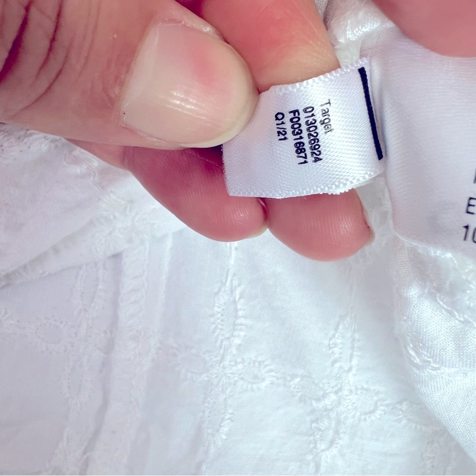 Universal Thread Blouse Small Cottagecore White E… - image 6