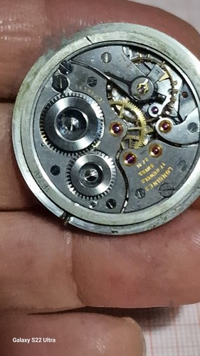 vintage longines watch oversize cal 27M MOVEMENT + BALANCE DIAL OK - Picture 2 of 9