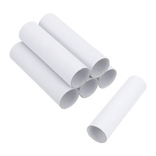 6 Pack Cardboard Tubes,Toilet Paper Rolls Corrugated Roll,5.91x1.58",White