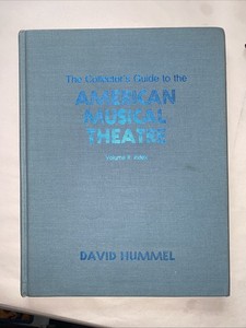 Rare 1984 1st Edition The Collector Guide To The American Musical Theatre Vol.2 
