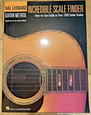 Incredible Scale Finder - 9 x12 Edition Guitar Book [Softcover] H