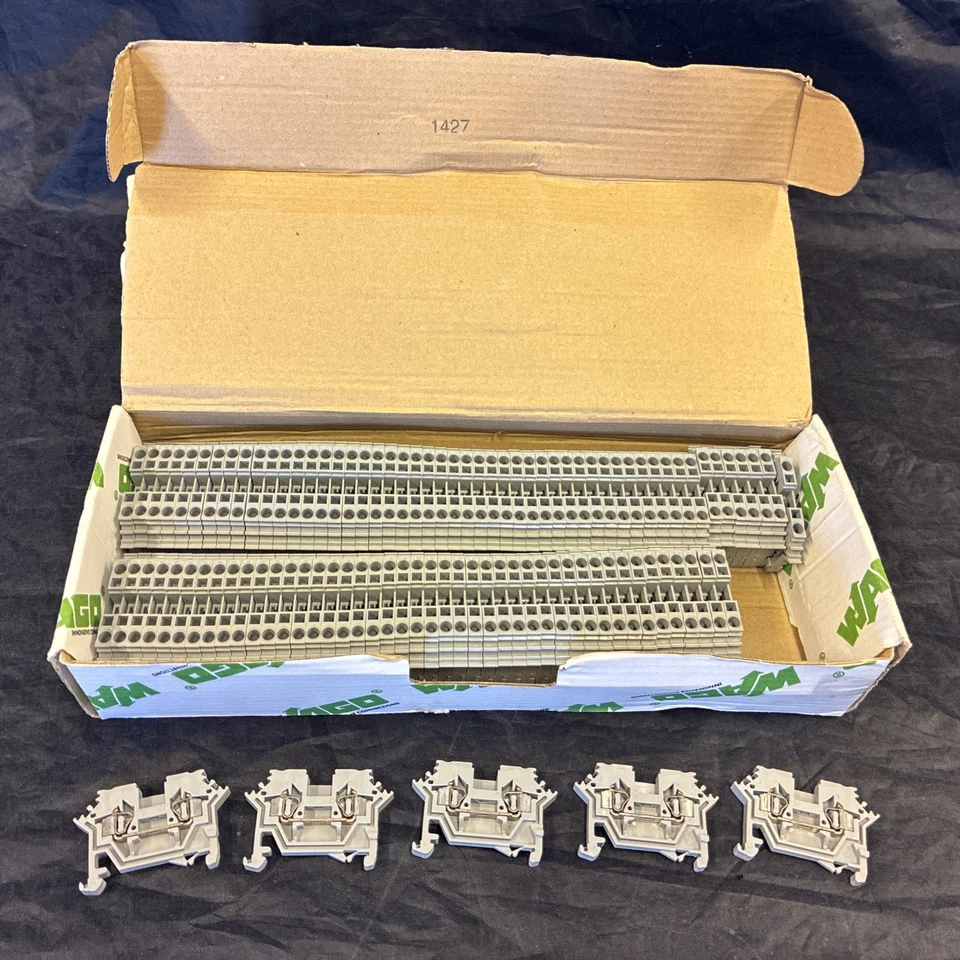WAGO 280-601 Terminal Block Connectors 12-28 AWG - Box of 100 - NOS - Image 3 of 4