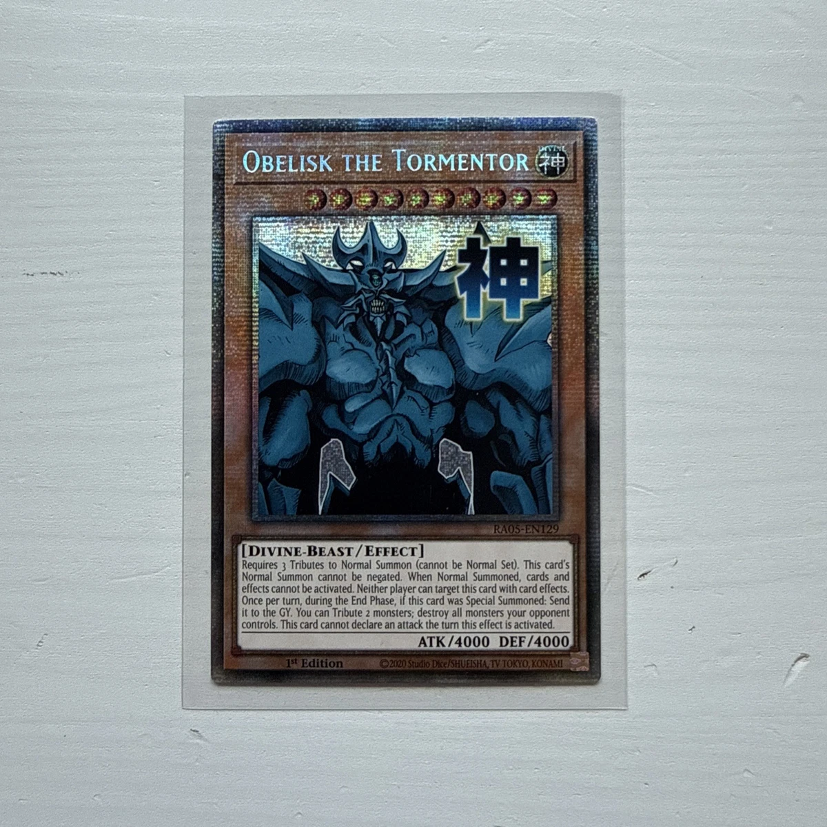 Obelisk The Tormentor Rare Yu-Gi-Oh! TCG Individual Collectible