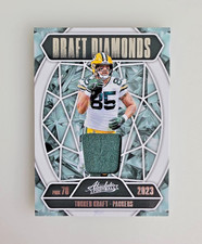PANINI ABSOULTE DRAFT DIAMONDS PATCH 2025 TUCKER KRAFT NFL FOOTBALL CARD