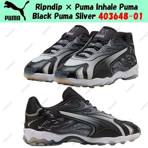 Ripndip × Puma Inhale Puma Black Puma Silver 403648-01 Men's Size | eBay
