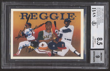 1990 Upper Deck Jackson Heroes #9 Reggie Jackson /2500 Autograph BGS 8.5 AUTO 9
