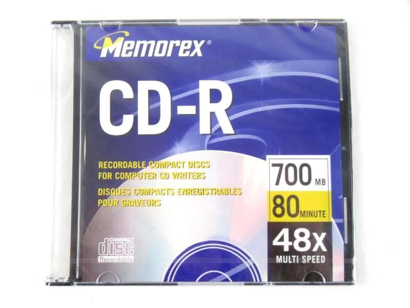 Memorex CD-R 700MB 80 Min 48X Multi Speed - Sealed Disc