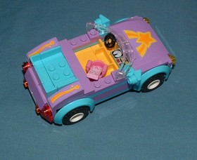 FRIENDS, STEPHANIE'S COOL CONVERTIBLE SET 3183 - LEGO - 2012 - USED