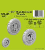 F-84F Thunderstreak Wheels For Special Hobby Kits / 1:72 - Cmk Q72415