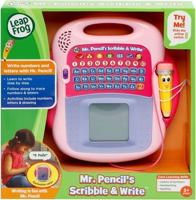 Leapfrog Mr. Pencil's Scribble and Write, Pink Rare color NEW
