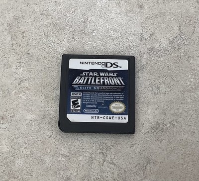 Star Wars Battlefront: Elite Squadron (Nintendo DS, 2009) Game Only Works! 