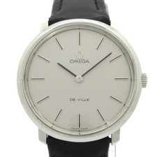 Used OMEGA devil TOOL104 one piece case Wrist watch Boys Silver