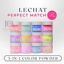 LECHAT Perfect Match Pro 3-IN-1 ACRYLIC DIPPING POWDER *Pick Any*