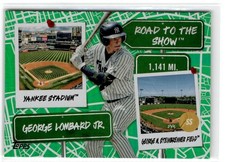 2024 TOPPS PRO DEBUT ROAD TO THE SHOW GREEN GEORGE LOMBARD JR. 93/99 #RTTS-7