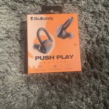 New Skullcandy Push Play Active in-Ear Wireless Earbuds, 34 Hr Battery Black 