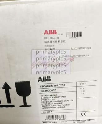 1PC ABB Lsolation Switch Fuse Group OS400D03P 1SCA022719R0250 NEW