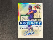 Charlee Soto 2024 Prospect Edition Auto Autograph Rookie RC Twins E98
