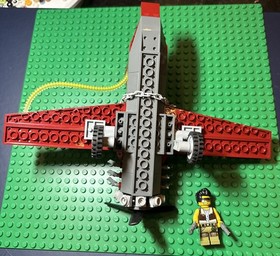 LEGO Monster Fighters: The Ghost Train (9467) plane build only red jet
