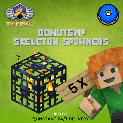 Skeleton Spawners 1x - 1000x Donut SMP - Minecraft Multiplayer