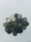 1940’S Mercury 90% Silver Dime Lot of 50 Coins
