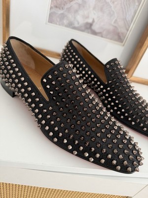 $1400 Christian Louboutin Men's Dandelion Spike Loafers Size 43