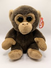 Ty Beanie Baby - BANANAS Monkey (6 Inch) NEW MWMTs Plush Stuffed Animal Toy