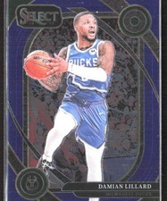 Damian Lillard 2024-25 Panini Select #227 Blue (Retail)