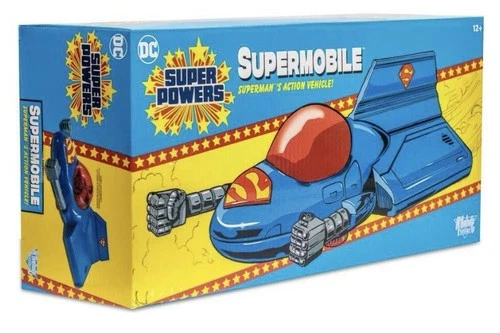 SUPERMOBILE SUPERMAN VEHICLE DC SUPER POWERS RETRO MCFARLANE TOYS BRAND NEW RARE