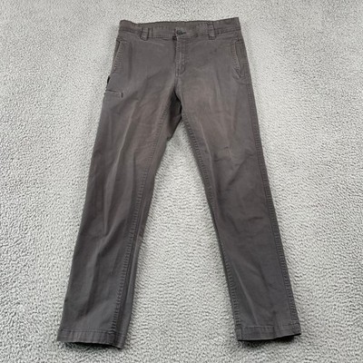 Mountain Warehouse Pants Mens 34 Gray Chino Utility Straight Leg Outdoor Casual
