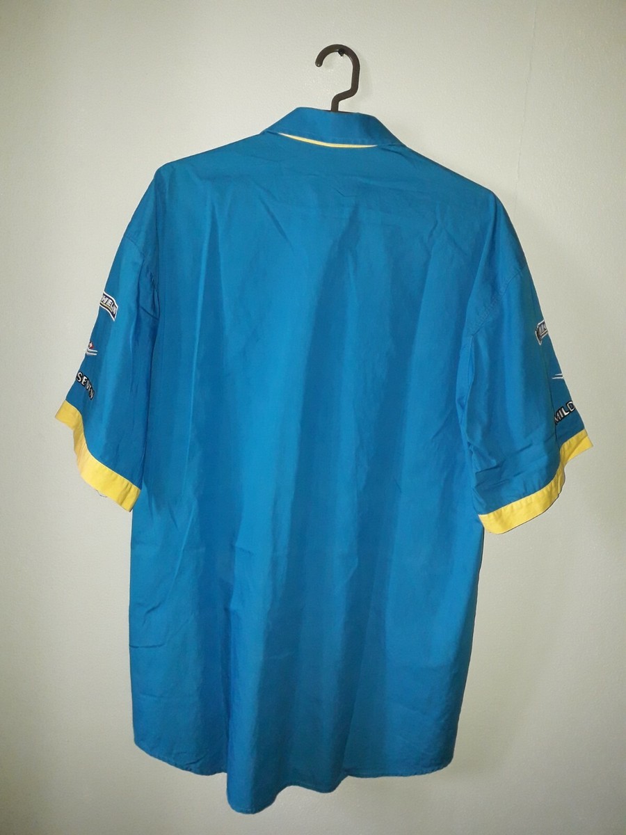 Chemise Renault F1 Team - Manches Courtes - Bleue/Jaune - Taille XL - Sans étiquette