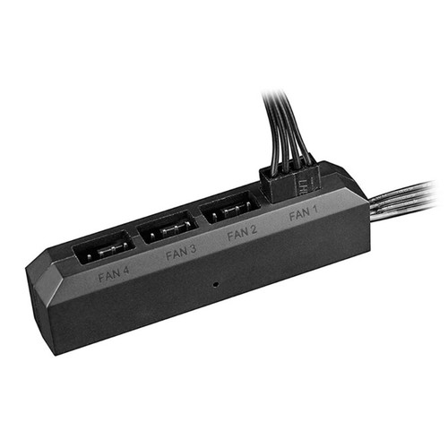 1 to 4 PWM Fans Speed Controller for Computer Chassis 4 Pin 3Pin Cooling Adapter - Picture 4 of 7