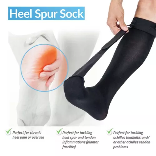 Plantar Fasciitis Sock For Strassburg Night Splint Achilles Heel Pain Adjustable - Picture 4 of 14