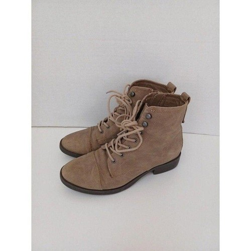 Madden Girl Beige Side Zip Ankle Booties Women's 7 M (SW47) - Picture 3 of 8