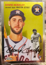 2023 Topps Chrome Platinum Anniversary David Hensley RC #147 Houston Astros