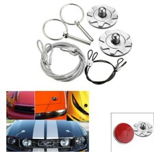 Cnc Universal Car Racing Sport Bonnet Hood Pin Lock Latch Appearance Kit Silver Cnc Universal Car Racing Sport Bonnet Hood Pin Lock Latch Appearance Kit Silver