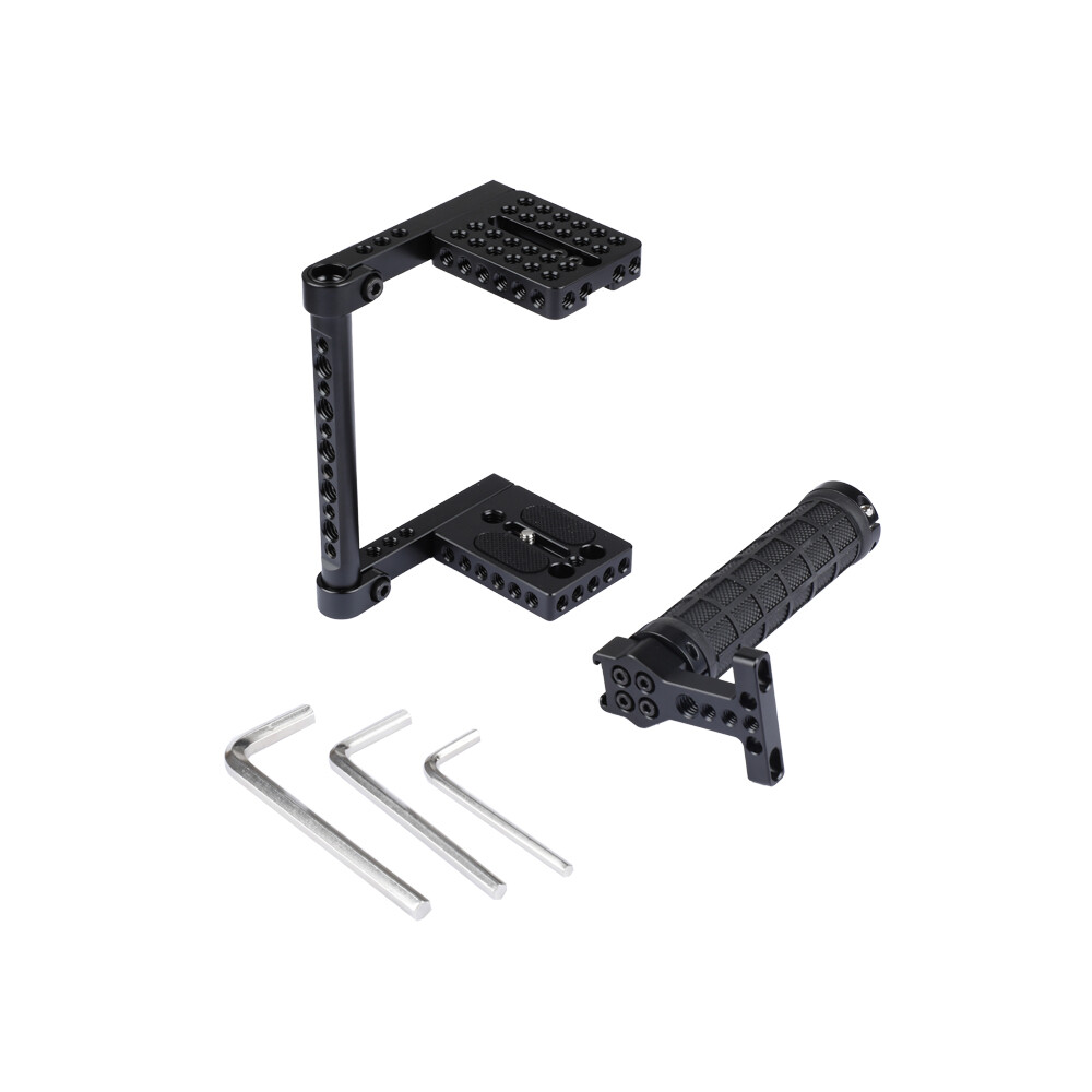 CAMVATE Universal Camera Cage Rig w/ Tripod Mount Baseplate fr Canon ...