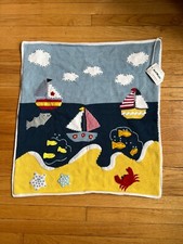 Sailboats Baby Blankets by Art Walk Knit  - Nautical/SailBoat/Beach Theme