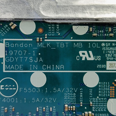 0H84J0 H84J0 For Dell Latitude 5310 laptop Motherboard 19707-1