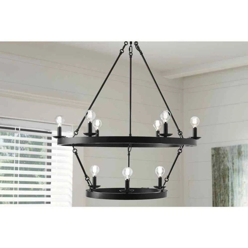 EcoSmart 60-Watt Equivalent G16.5 Dimmable Fine Bendy Filament LED Vintage Ediso - Image 4 of 4