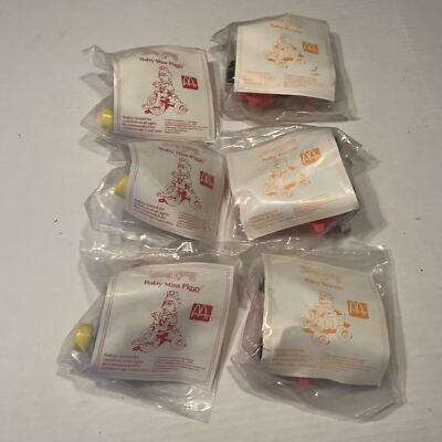 McDonald's Muppet Babies Happy Meal Toys Lot of 6 - NEW SEALED