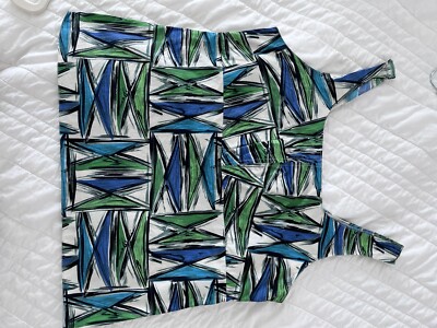 MARNI Abstract Geometric Cotton Print Top Small Medium IT44